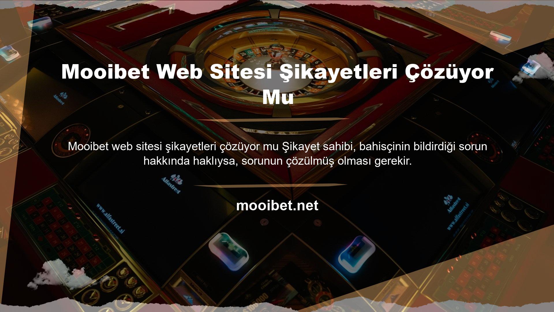 Mooibet Web Sitesi Şikayetleri Çözüyor Mu