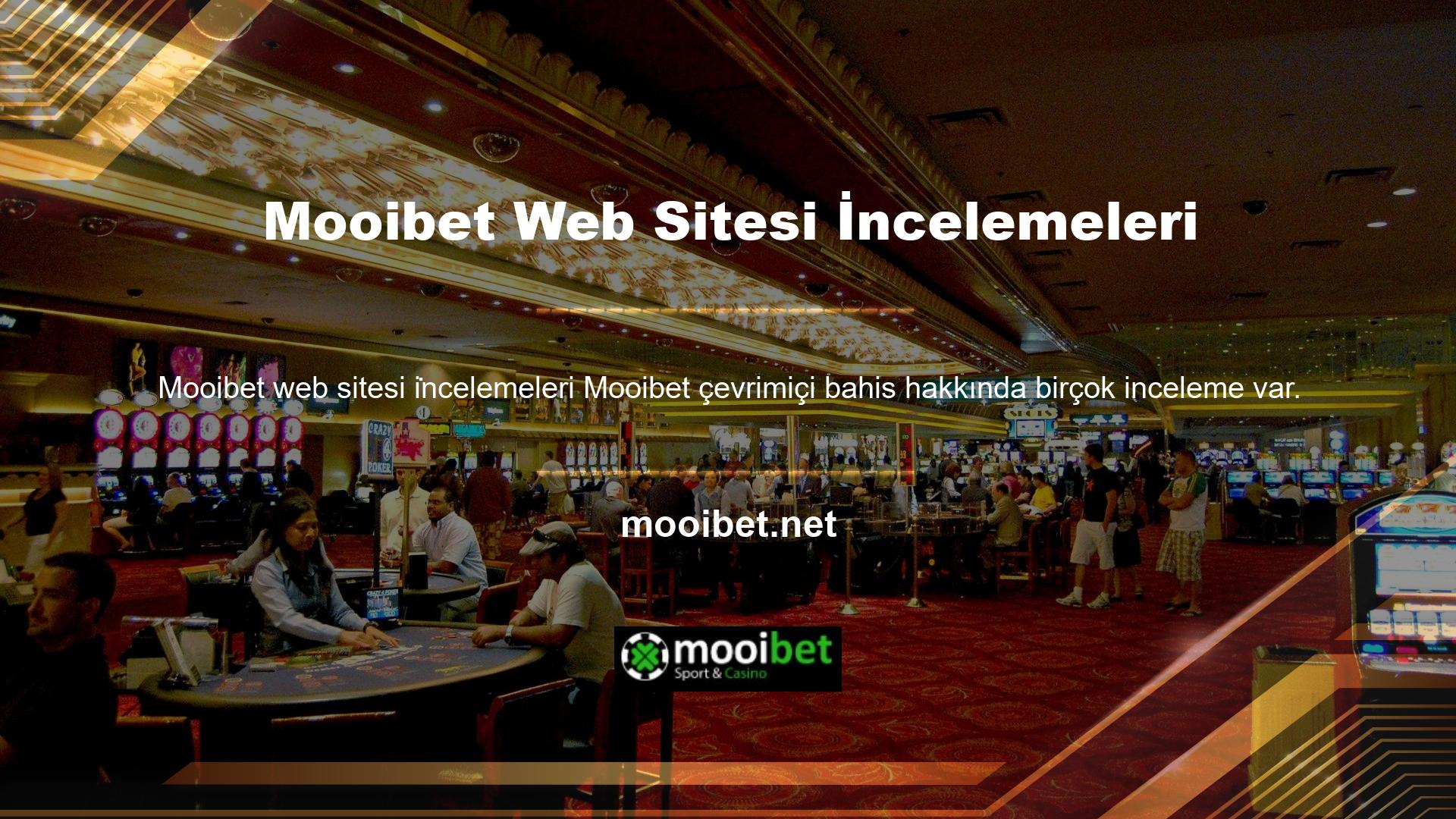 Mooibet web sitesi incelemeleri