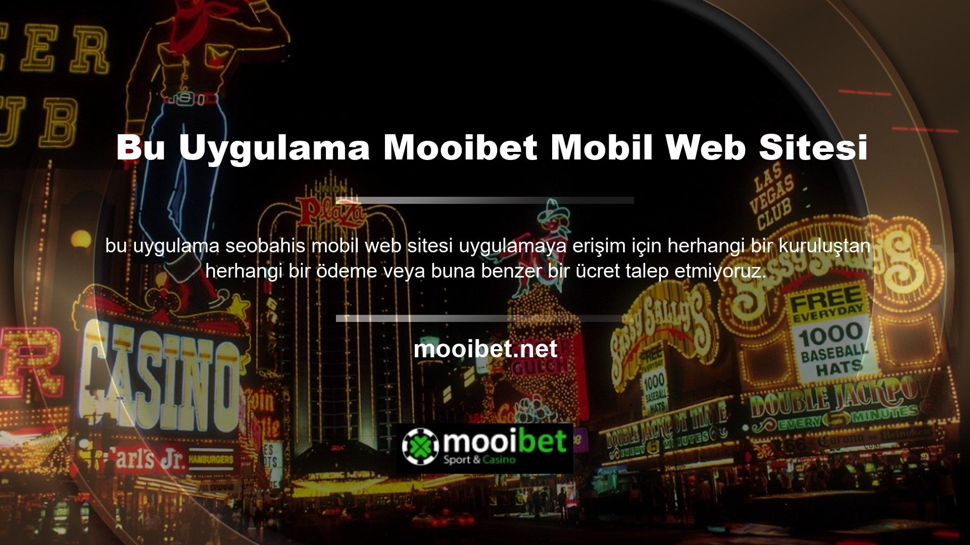 Mooibet mobil uygulaması çeşitli ücretsiz hizmetler, etkinlikler, kazanma yöntemleri ve adil bahis fırsatları sunar