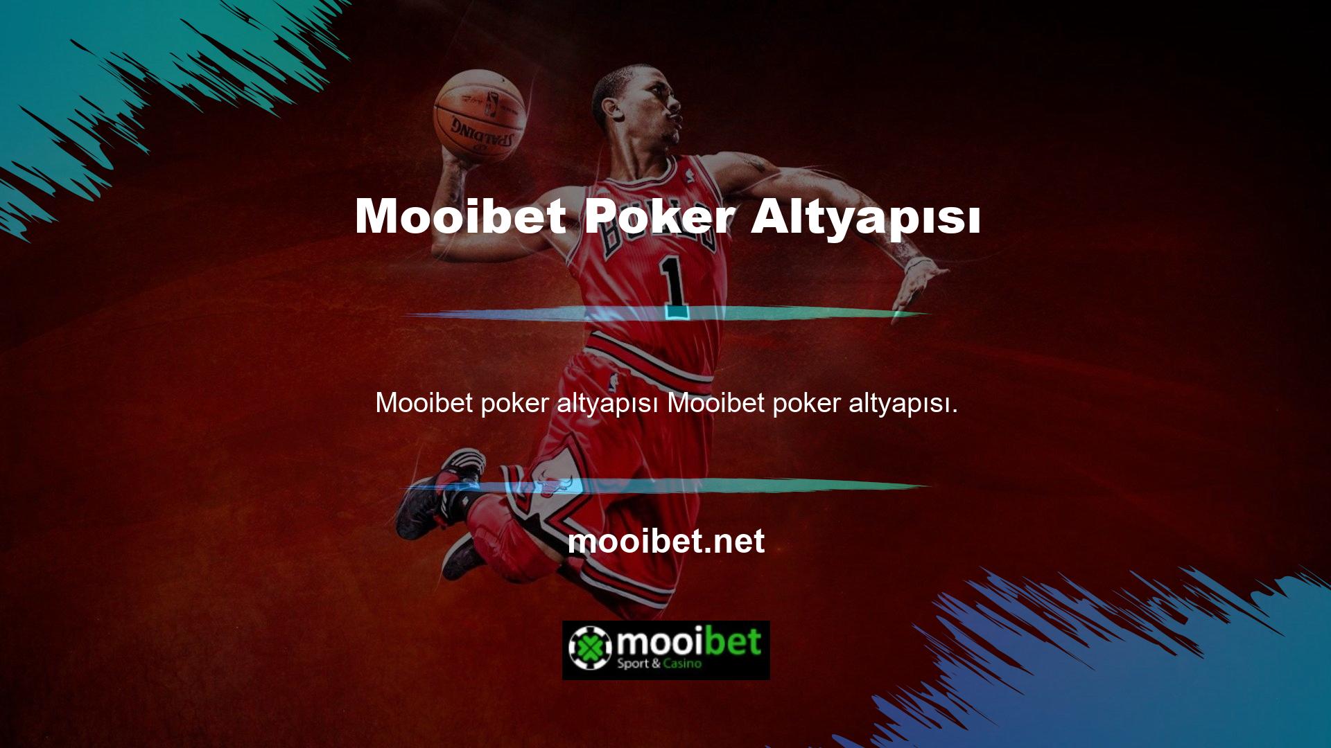 Mooibet poker altyapısı birinci sınıf bir şirket tarafından oluşturuldu